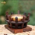 جاشمعی دست ساز مروارید تکی تاراکو دکور